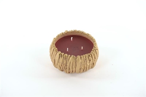 Kerzentopf, Ø14.5x H7cm Zement, goldwall Kerzentopf, Ø14.5x H7cm Zement, goldwall