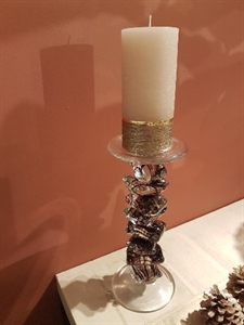 Rustikal-Metall, H15 x Ø70mm, mondstein Rustikal-Metall, H15 x Ø70mm, mondstein