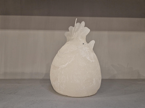 Kerzen Huhn gross, H17x Ø10cm, asparagus Kerzen Huhn gross, H17x Ø10cm, asparagus