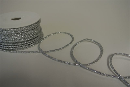 Band 25m/ 4mm, Kordel, silber Band 25m/ 4mm, Kordel, silber