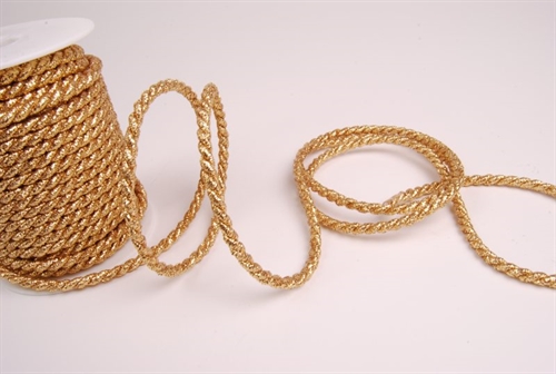 Band 25m/ 6mm, Kordel, gold Band 25m/ 6mm, Kordel, gold
