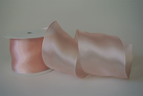 Band 25m/ 70mm, Sheer, lachs Band 25m/ 70mm, Sheer, lachs