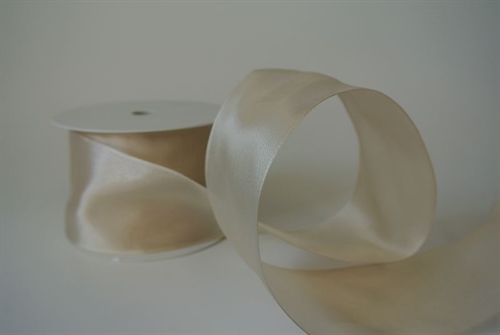 Band 25m/ 70mm, Sheer, beige Band 25m/ 70mm, Sheer, beige