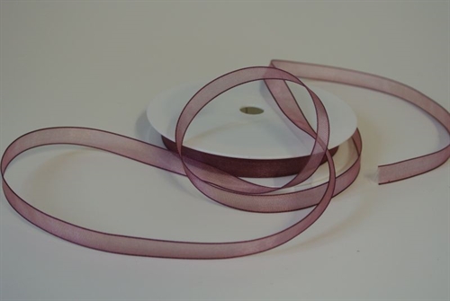 Band 50m/ 09mm, Organza, stierenblut Band 50m/ 09mm, Organza, stierenblut
