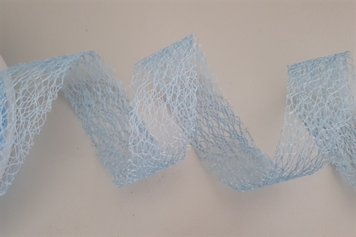 Band 25m/ 40mm, Gitternetz, hblau Band 25m/ 40mm, Gitternetz, hblau