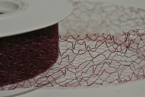 Deco, 25m/ 30mm Spiderweb, rubin Deco, 25m/ 30mm Spiderweb, rubin