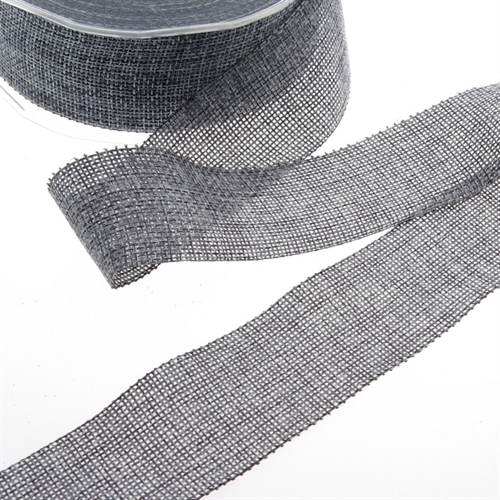 Band 20m/ 38mm, Shabby Chic, dunkelgrau Band 20m/ 38mm, Shabby Chic, dunkelgrau