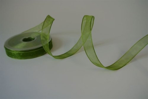Band 25m/ 15mm, Shiny single color, Draht, olive Band 25m/ 15mm, Shiny single color, Draht, olive