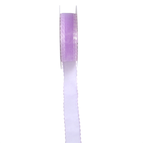 Band 25m/ 25mm, Wellenkante, lila Band 25m/ 25mm, Wellenkante, lila
