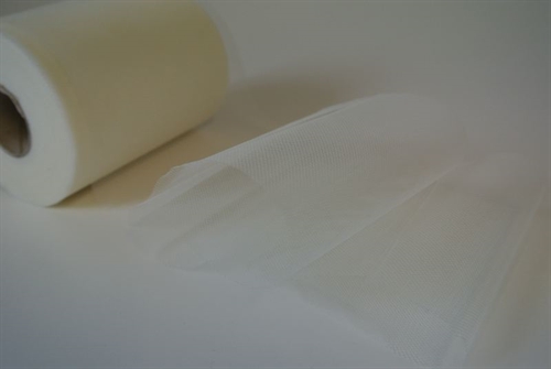 Band 50m/ 112mm, Tülle Verona, créme Band 50m/ 112mm, Tülle Verona, créme