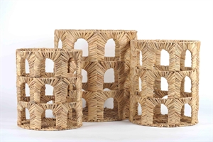 Korb, Arcade Wasserhyazinthe - set/3, natur Korb, Arcade Wasserhyazinthe - set/3, natur