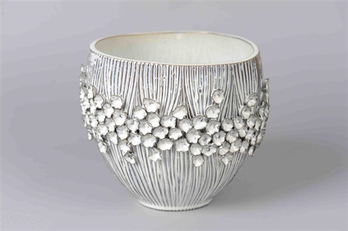 Blumentopf, Wilde watereppe Ø24 x H20cm, grau* Blumentopf, Wilde watereppe Ø24 x H20cm, grau*