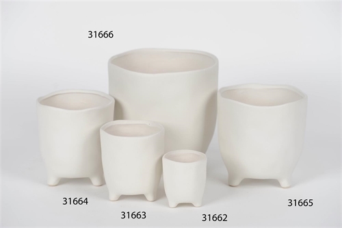 Blumentopf, Witteling Ø 7x H8cm, weiss Blumentopf, Witteling Ø 7x H8cm, weiss