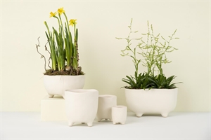 Blumentopf, Witteling Ø10x H11.8cm, weiss Blumentopf, Witteling Ø10x H11.8cm, weiss