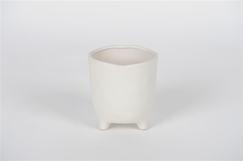 Blumentopf, Witteling Ø13.5x H14.8cm, weiss Blumentopf, Witteling Ø13.5x H14.8cm, weiss