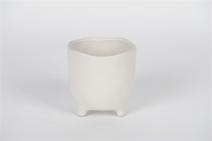 Blumentopf, Witteling Ø15.5x H16cm, weiss Blumentopf, Witteling Ø15.5x H16cm, weiss