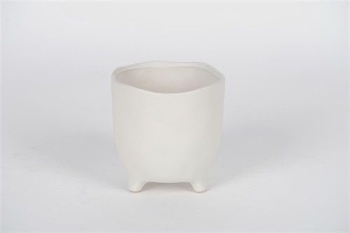 Blumentopf, Witteling Ø15.5x H16cm, weiss Blumentopf, Witteling Ø15.5x H16cm, weiss