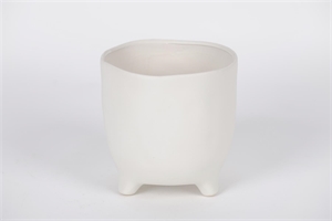 Blumentopf, Witteling Ø20x H20cm, weiss Blumentopf, Witteling Ø20x H20cm, weiss