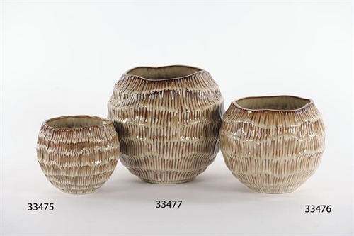 Blumentopf, Cliffside Ø17.5x H15cm, beige Blumentopf, Cliffside Ø17.5x H15cm, beige