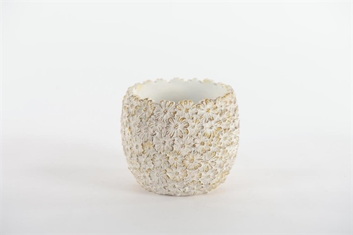 Blumentopf, Steenanjer Ø15.5x H13.5, zement Blumentopf, Steenanjer Ø15.5x H13.5, zement