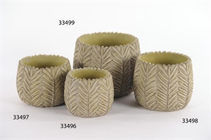 Blumentopf, Fern field Ø12.8x H10.5, zement Blumentopf, Fern field Ø12.8x H10.5, zement