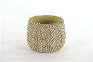 Blumentopf, Fern field Ø19x H15, zement Blumentopf, Fern field Ø19x H15, zement