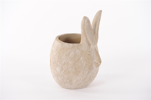 Blumentopf, Floppy - Ø13.5x H19cm, zement Blumentopf, Floppy - Ø13.5x H19cm, zement