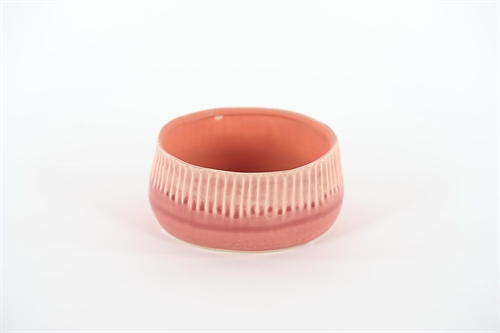 BlumenSchale, Rosaripp Ø16x H7cm, rosa BlumenSchale, Rosaripp Ø16x H7cm, rosa