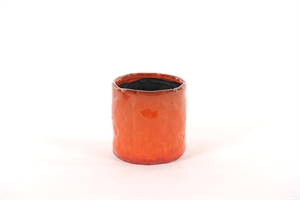 Blumentopf, Botanical Ø14x H14cm, mandarin red Blumentopf, Botanical Ø14x H14cm, mandarin red