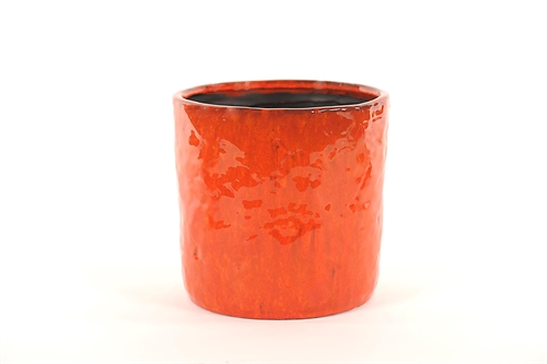 Blumentopf, Botanical Ø26x H25.5cm, mandarin red Blumentopf, Botanical Ø26x H25.5cm, mandarin red