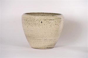 Blumentopf, Rayo - Keramik Ø43x H34cm, creme Blumentopf, Rayo - Keramik Ø43x H34cm, creme