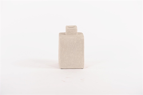 BlumenVase, Rustic Flasche - L11.5x H18.5cm, light grey BlumenVase, Rustic Flasche - L11.5x H18.5cm, light grey
