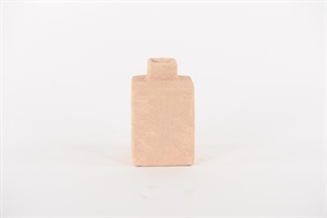 BlumenVase, Rustic Flasche L11.5x H18.5cm, pink champagne BlumenVase, Rustic Flasche L11.5x H18.5cm, pink champagne