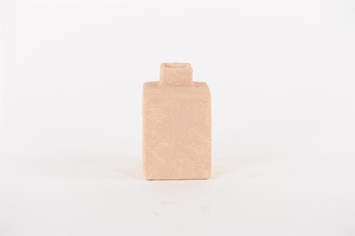 BlumenVase, Rustic Flasche L11.5x H18.5cm, pink champagne BlumenVase, Rustic Flasche L11.5x H18.5cm, pink champagne