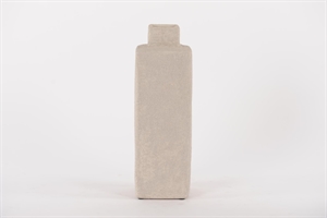 BlumenVase, Rustic Flasche - L11.5x H35cm, light grey BlumenVase, Rustic Flasche - L11.5x H35cm, light grey