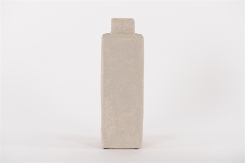 BlumenVase, Rustic Flasche - L11.5x H35cm, light grey BlumenVase, Rustic Flasche - L11.5x H35cm, light grey