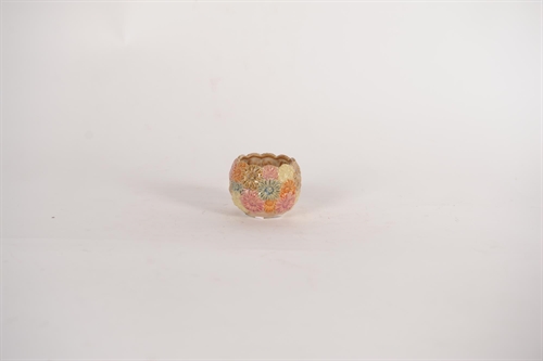 BlumenTopf, Allegretta Keramik Ø9x H7cm, bunt BlumenTopf, Allegretta Keramik Ø9x H7cm, bunt