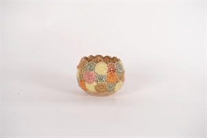 BlumenTopf, Allegretta Keramik Ø15.5x H11.5cm, bunt BlumenTopf, Allegretta Keramik Ø15.5x H11.5cm, bunt