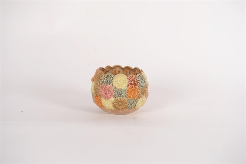 BlumenTopf, Allegretta Keramik Ø15.5x H11.5cm, bunt BlumenTopf, Allegretta Keramik Ø15.5x H11.5cm, bunt