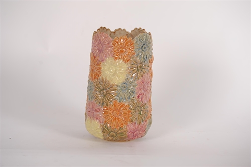 BlumenVase, Allegretta Keramik Ø16.5x H27.5cm, bunt BlumenVase, Allegretta Keramik Ø16.5x H27.5cm, bunt