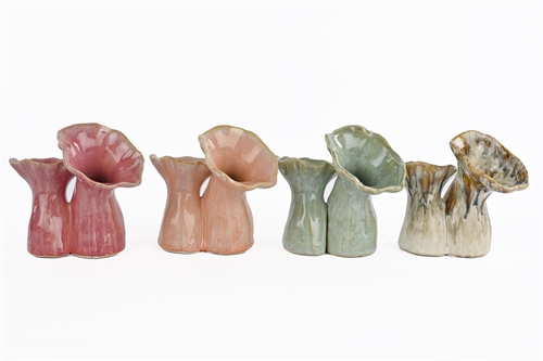 BlumenVase, Soliflor Mix L14x 11x H13.5cm, 4-Col BlumenVase, Soliflor Mix L14x 11x H13.5cm, 4-Col