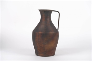 Vase, Alu Aged Ø26x H44cm, antik Vase, Alu Aged Ø26x H44cm, antik