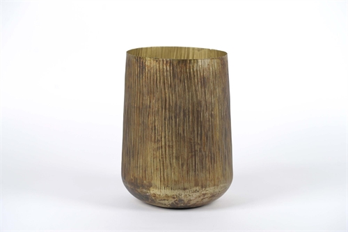 Blumentopf, Alu Ø24x H32cm, mossed antik Blumentopf, Alu Ø24x H32cm, mossed antik