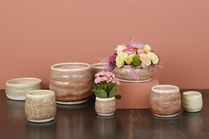 Blumentopf, Pixel Ø11.7x H10.5cm, sequoia Blumentopf, Pixel Ø11.7x H10.5cm, sequoia