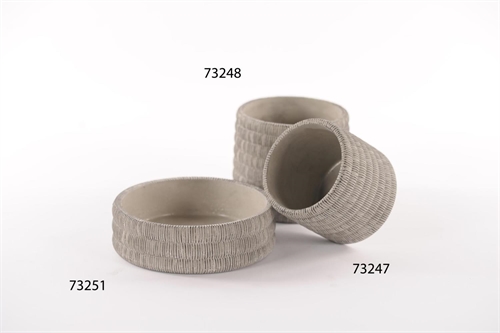 Schale, Ridgestone - Ø17x 5cm, zement Schale, Ridgestone - Ø17x 5cm, zement