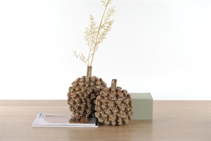 Vase, Hala - Keramik Ø19x 21cm, sand Vase, Hala - Keramik Ø19x 21cm, sand