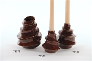 Vase, Spiral Stone Keramik Ø12.4x 15.4cm, burgundy Vase, Spiral Stone Keramik Ø12.4x 15.4cm, burgundy