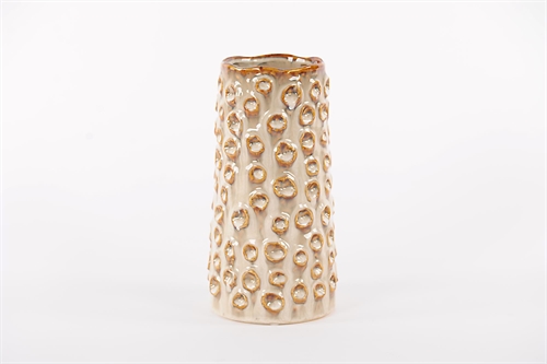 BlumenVase, Tentacle Keramik Ø14.3x H17.7cm, alabaster BlumenVase, Tentacle Keramik Ø14.3x H17.7cm, alabaster