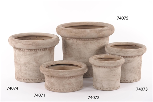 Blumentopf, Terrazza Keramik Ø13.5x H11cm, hbraun Blumentopf, Terrazza Keramik Ø13.5x H11cm, hbraun