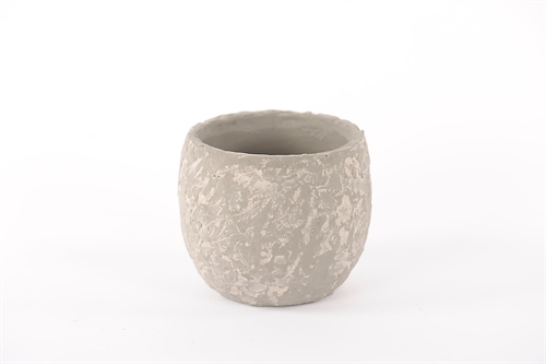 Blumentopf, Ardosa Zement Ø15.3x H12.8cm, grau Blumentopf, Ardosa Zement Ø15.3x H12.8cm, grau